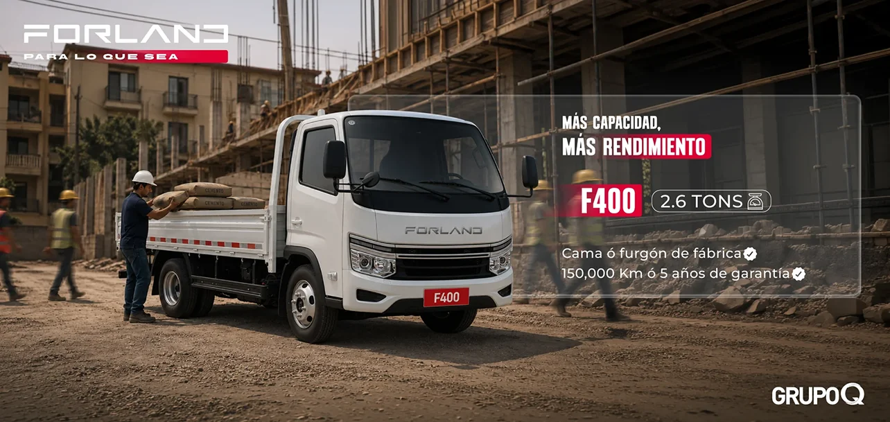 Forland F400 PAILA - 2.6 TON - FORLAND PARA LO QUE SEA - GRUPO Q